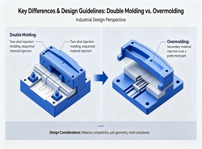Two-Shot Molding vs. Overmolding: Key Differences & Design Guide