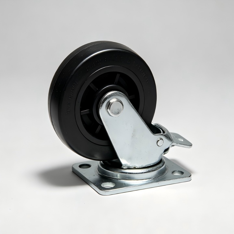 Heavy-Duty Swivel Caster with Brake